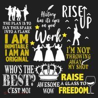Alexander Hamilton Best Song Quotes Lyrics Tumbler thumb 3