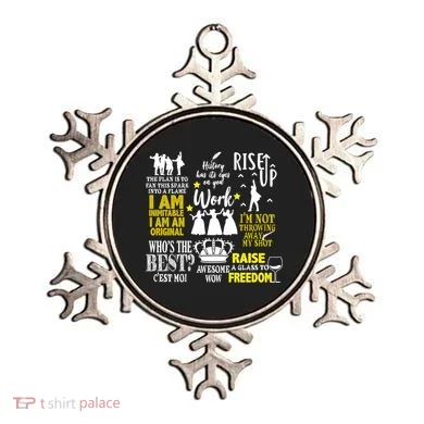Alexander Hamilton Best Song Quotes Lyrics Ornament