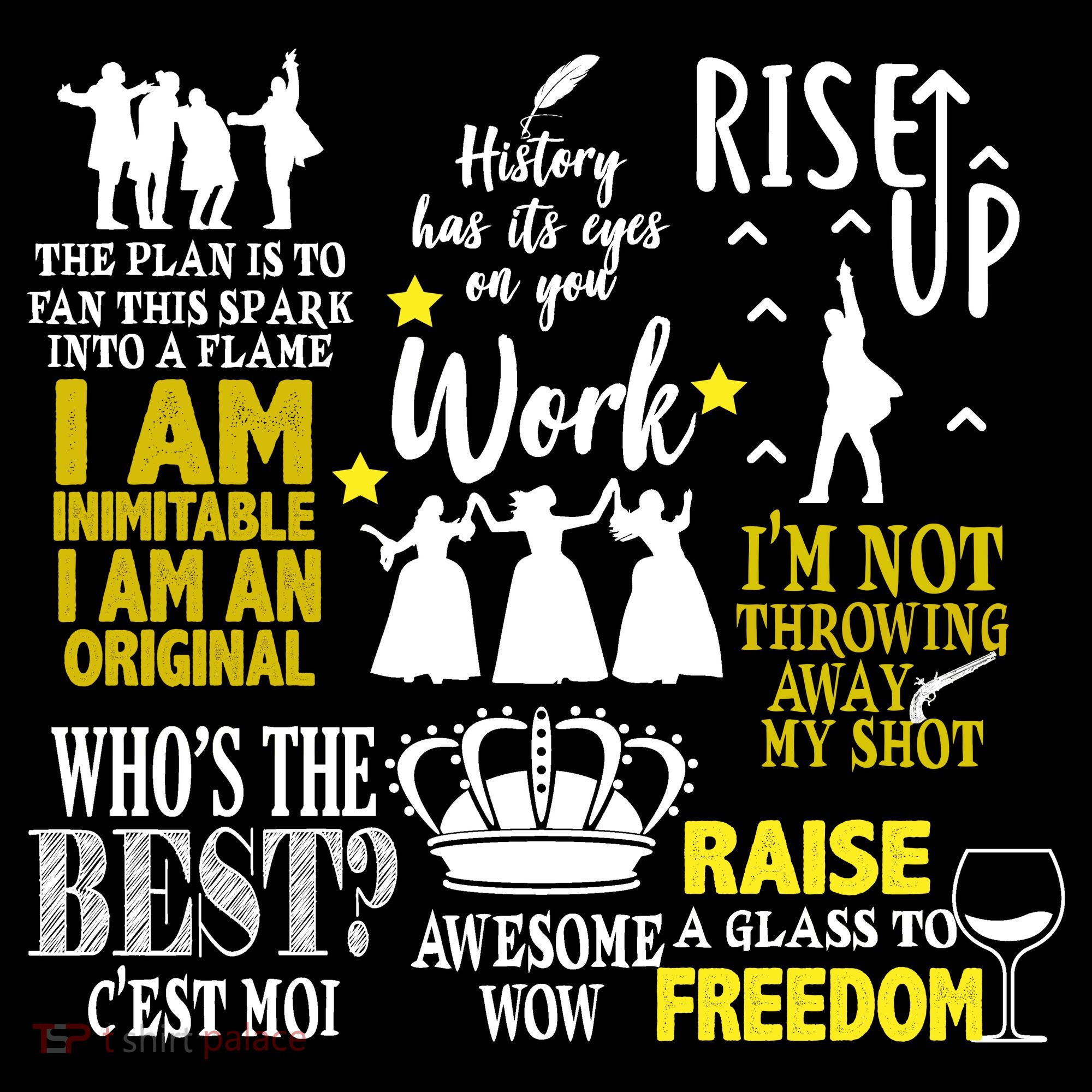 Alexander Hamilton Best Song Quotes Lyrics Ornament