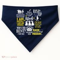 Alexander Hamilton Best Song Quotes Lyrics USA-Made Doggie Bandana thumb 0