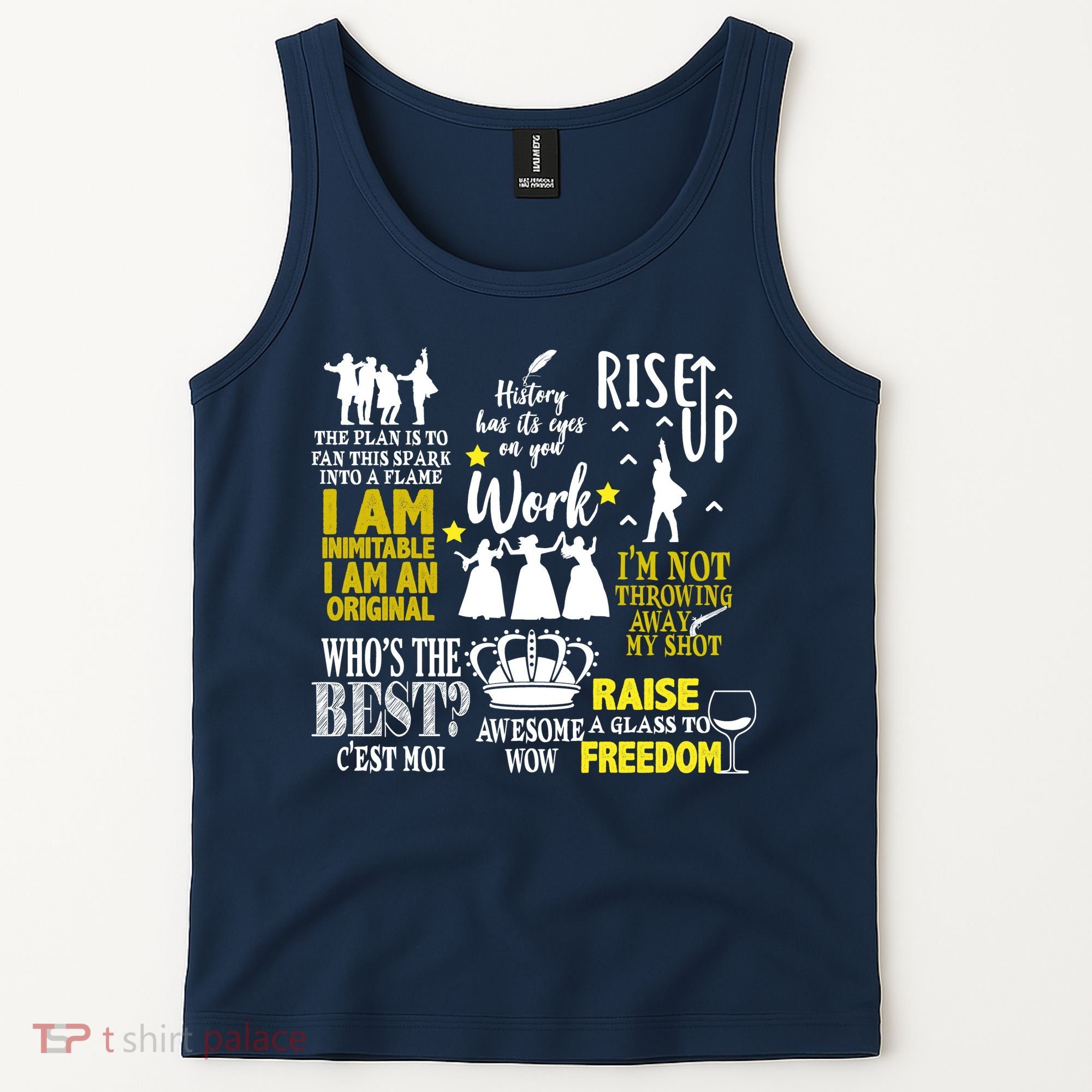 Alexander Hamilton Best Song Quotes Lyrics Tank Top