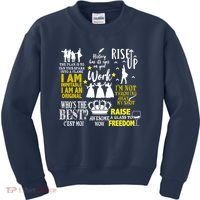 Alexander Hamilton Best Song Quotes Lyrics Kids Sweatshirt thumb 0