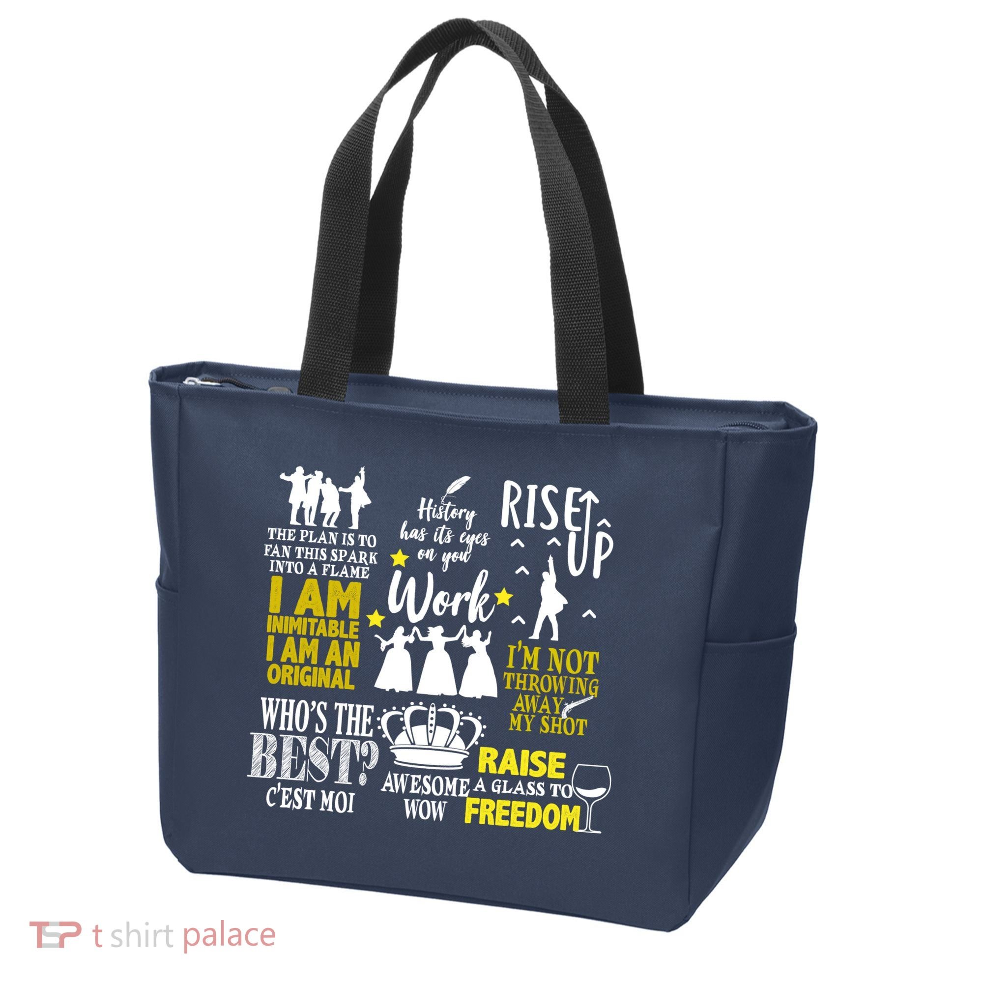 Alexander Hamilton Best Song Quotes Lyrics Tote Bag