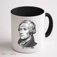 Alexander Hamilton Big Face Portrait A. Ham Coffee Mug thumb 1