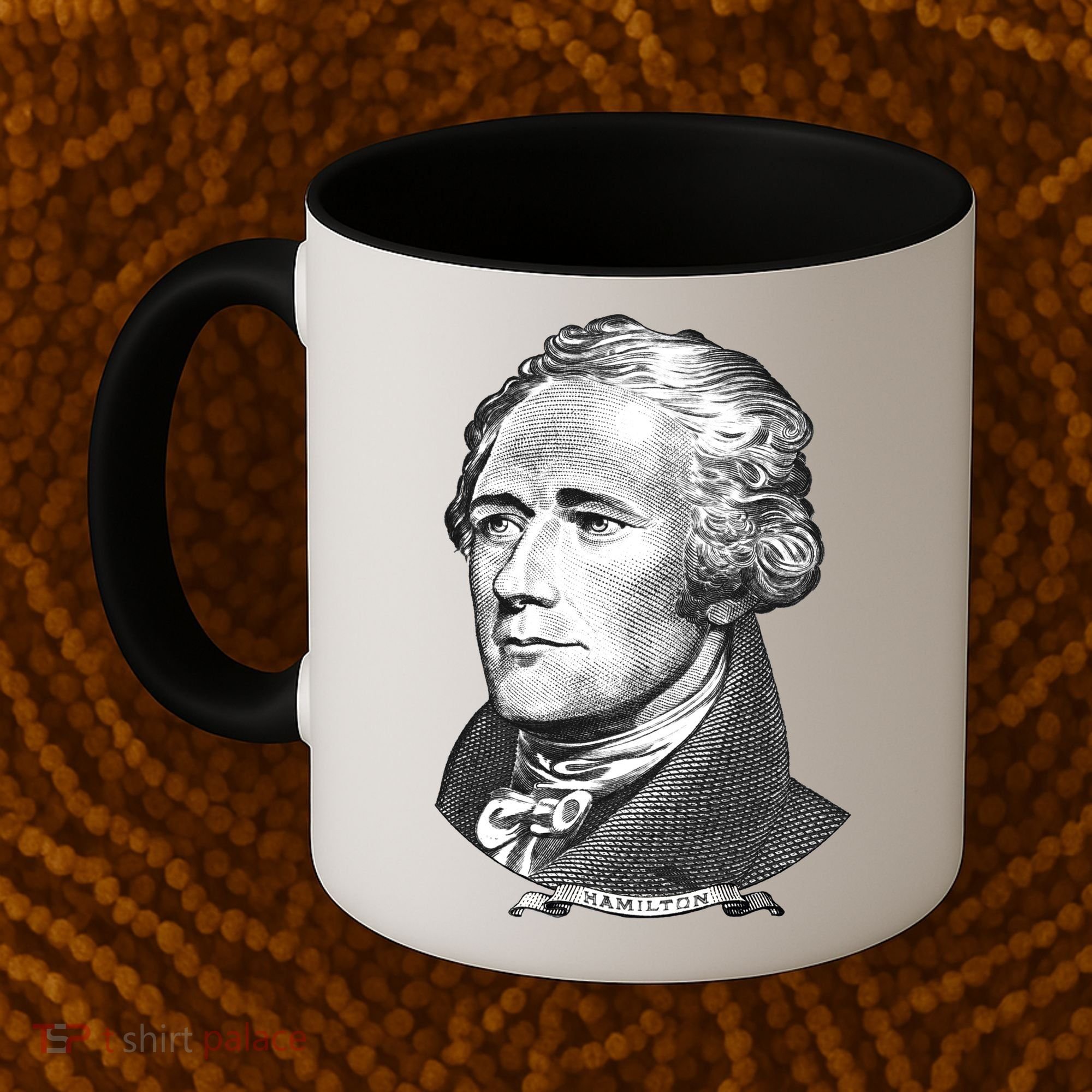 Alexander Hamilton Big Face Portrait A. Ham Coffee Mug
