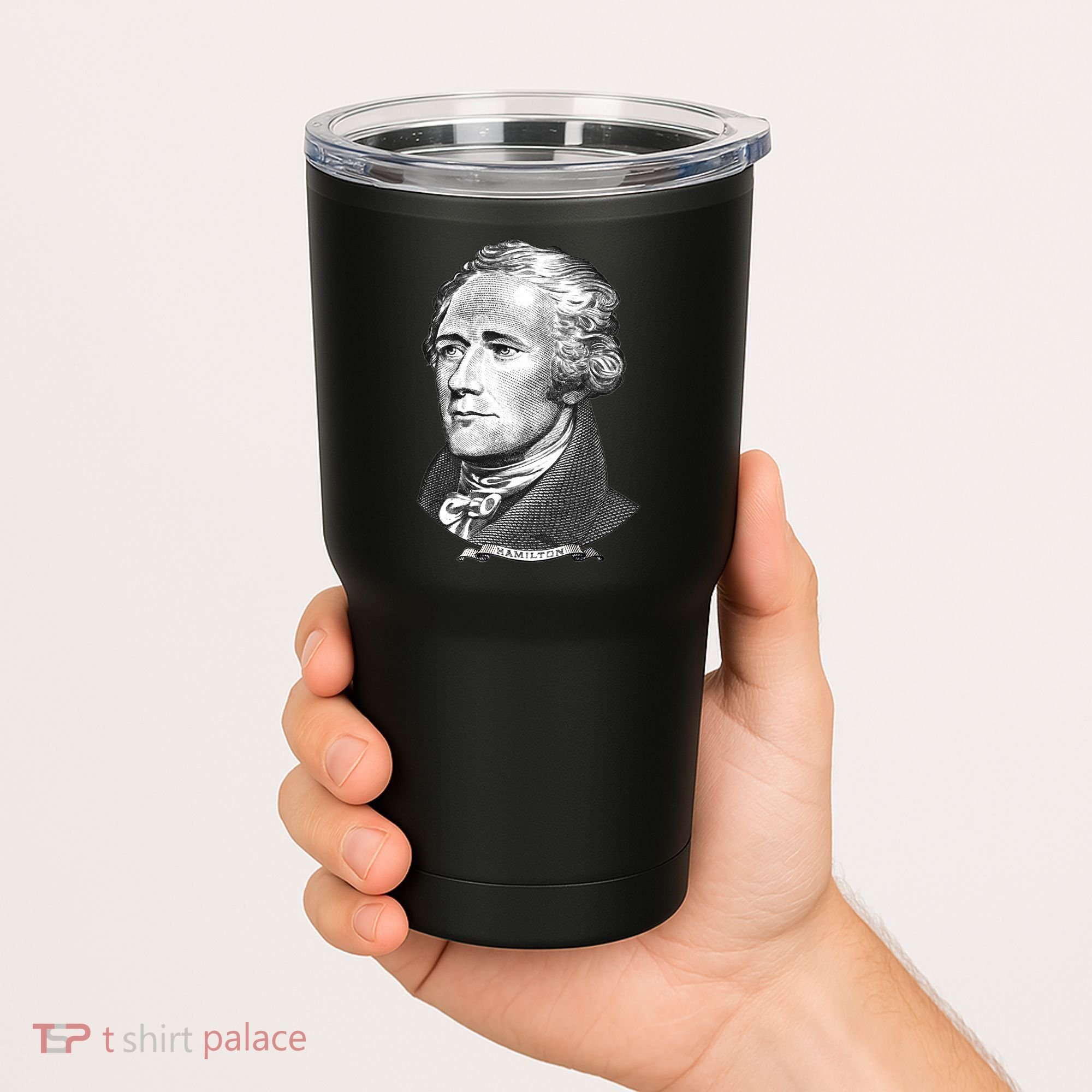 Alexander Hamilton Big Face Portrait A. Ham Tumbler