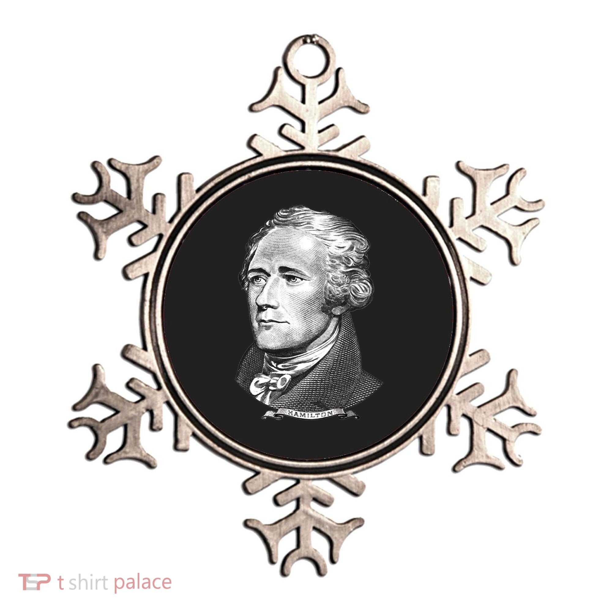 Alexander Hamilton Big Face Portrait A. Ham Ornament