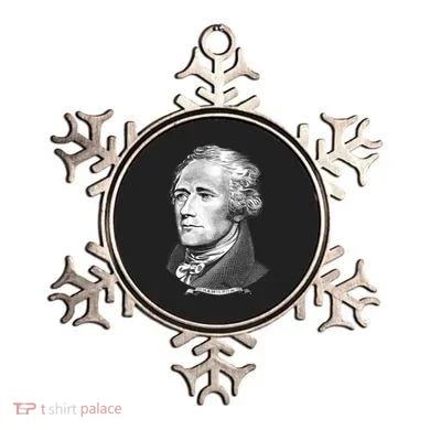 Alexander Hamilton Big Face Portrait A. Ham Ornament