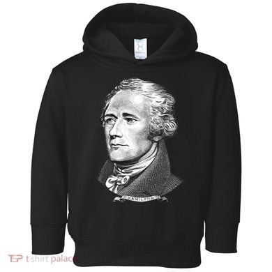 Alexander Hamilton Big Face Portrait A. Ham Toddler Hoodie