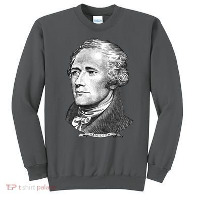Alexander Hamilton Big Face Portrait A. Ham Sweatshirt