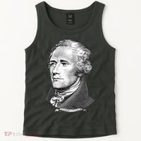 Alexander Hamilton Big Face Portrait A. Ham Tank Top thumb 2