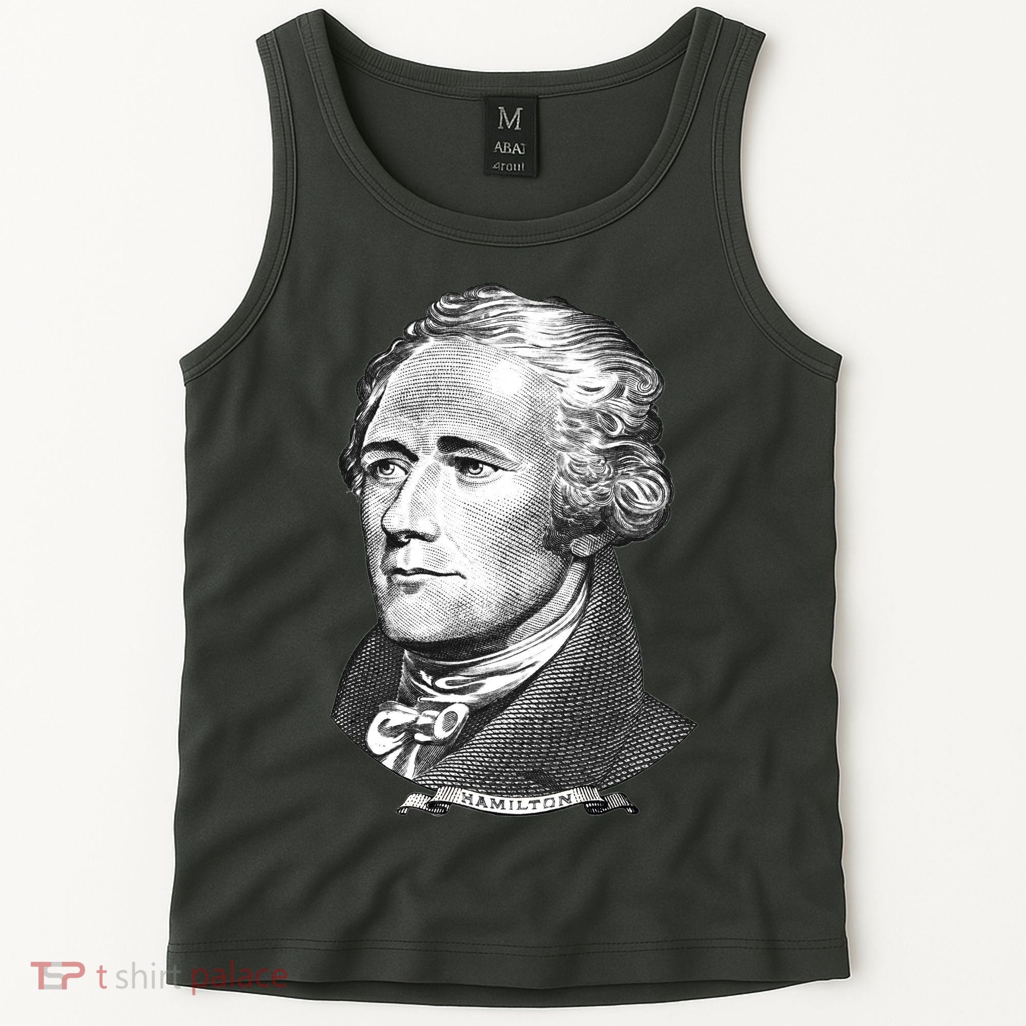 Alexander Hamilton Big Face Portrait A. Ham Tank Top