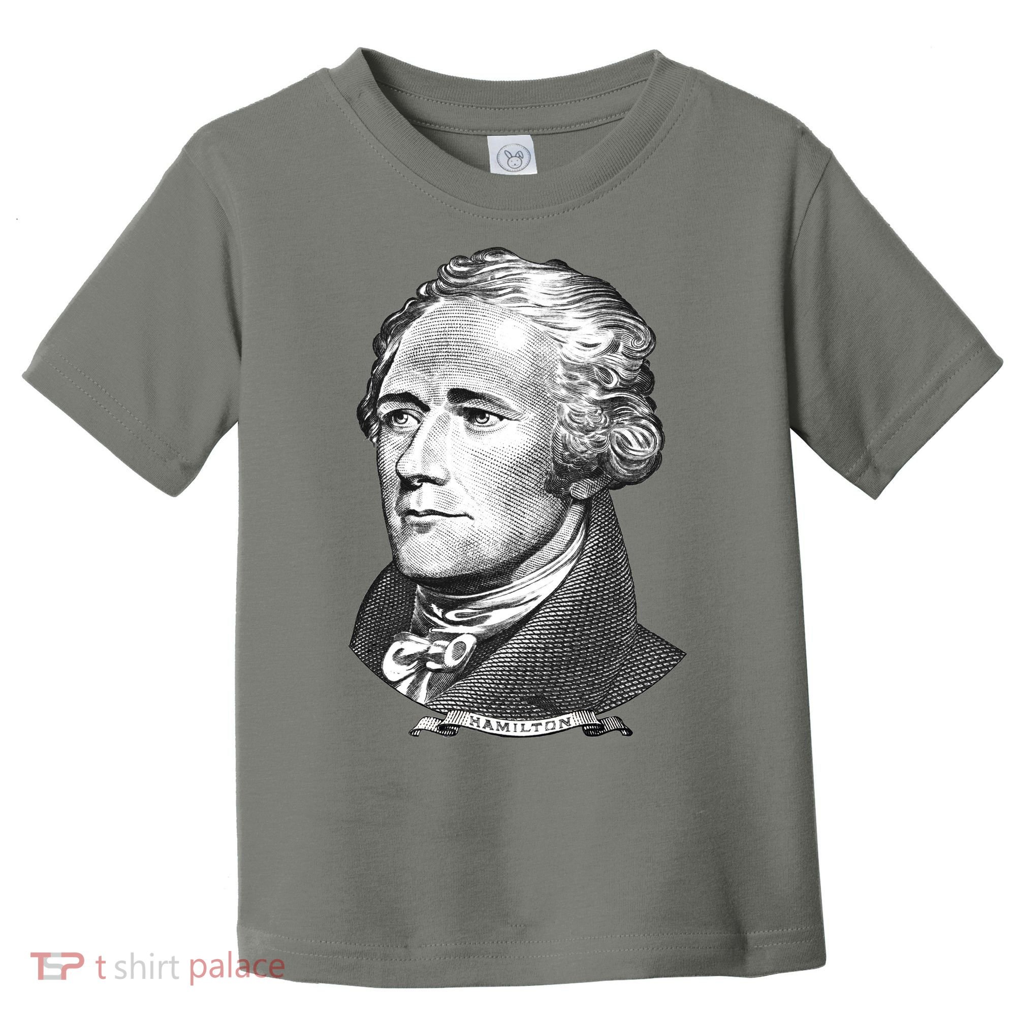 Alexander Hamilton Big Face Portrait A. Ham Toddler T-Shirt