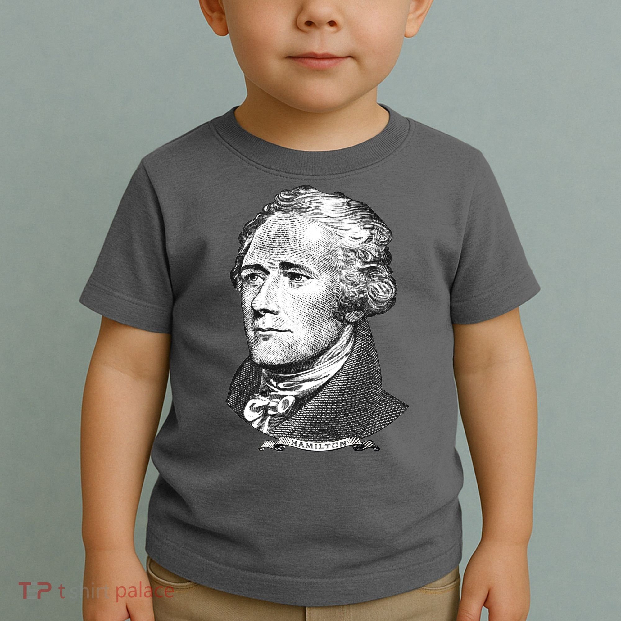 Alexander Hamilton Big Face Portrait A. Ham Toddler T-Shirt