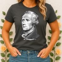 Alexander Hamilton Big Face Portrait A. Ham Women's T-Shirt thumb 2