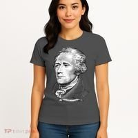 Alexander Hamilton Big Face Portrait A. Ham Women's T-Shirt thumb 4