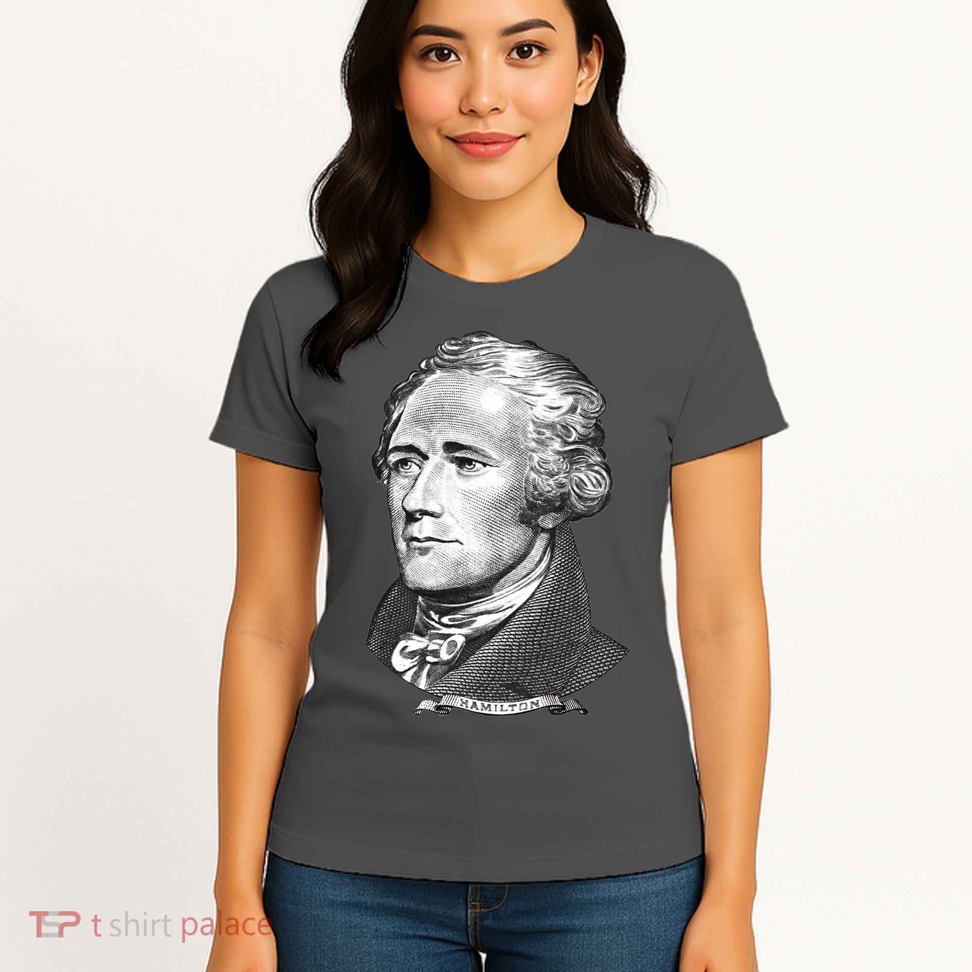 Alexander Hamilton Big Face Portrait A. Ham Women's T-Shirt
