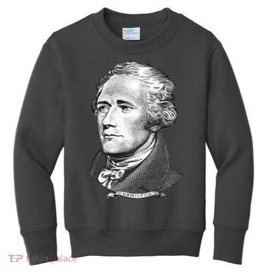 Alexander Hamilton Big Face Portrait A. Ham Kids Sweatshirt