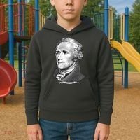 Alexander Hamilton Big Face Portrait A. Ham Kids Hoodie thumb 2