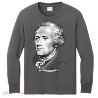 Alexander Hamilton Big Face Portrait A. Ham Kids Long Sleeve Shirt thumb 0
