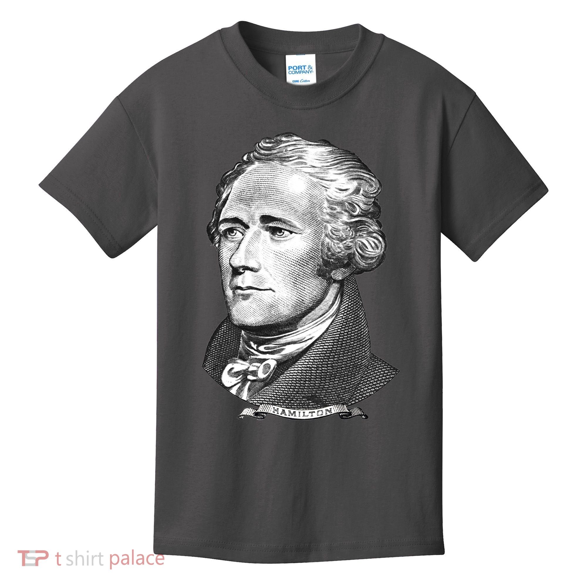 Alexander Hamilton Big Face Portrait A. Ham Kids T-Shirt