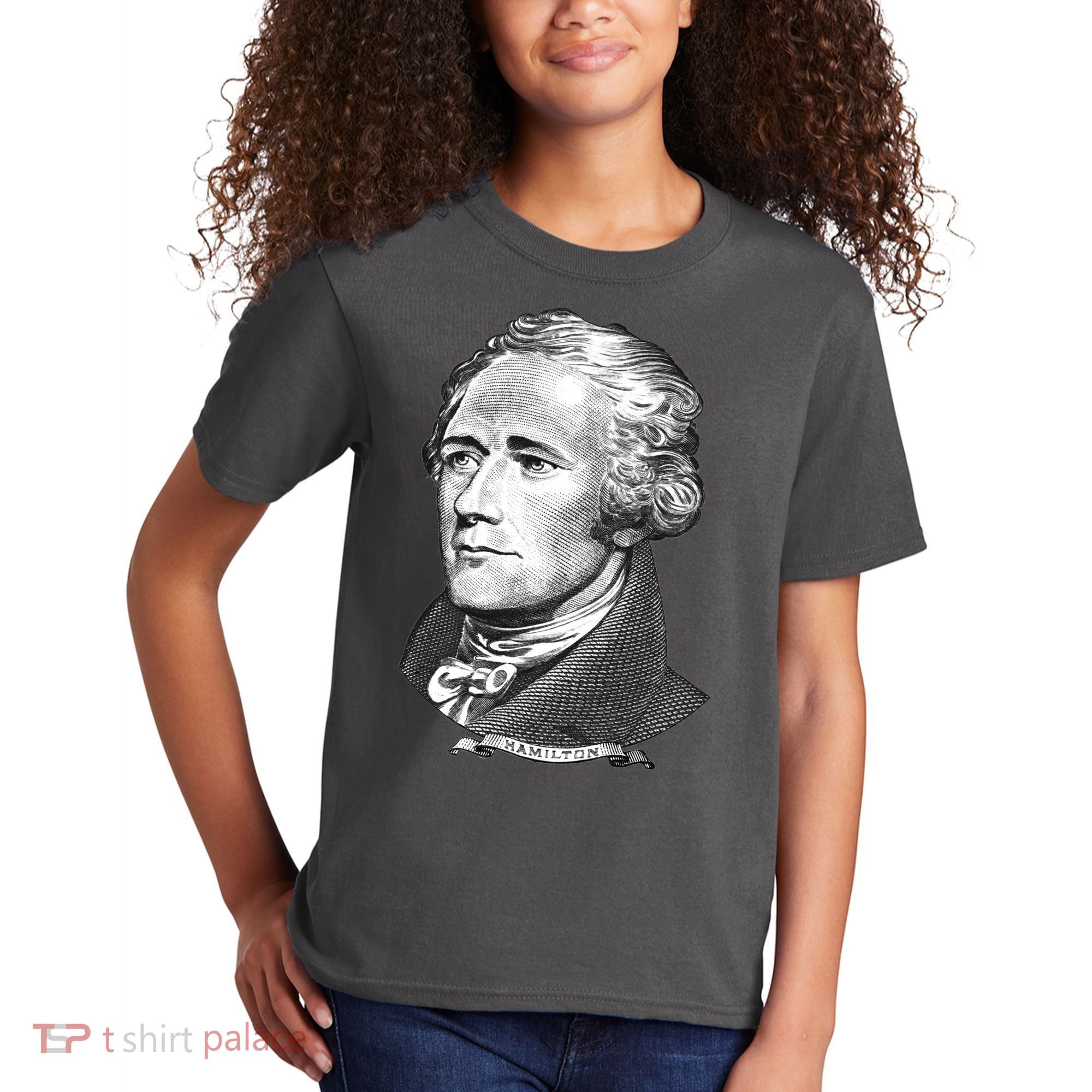Alexander Hamilton Big Face Portrait A. Ham Kids T-Shirt