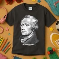 Alexander Hamilton Big Face Portrait A. Ham Kids T-Shirt thumb 3