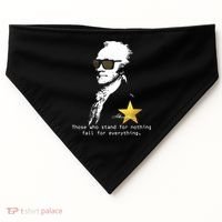 Alexander Hamilton Fall For Everything USA-Made Doggie Bandana thumb 0
