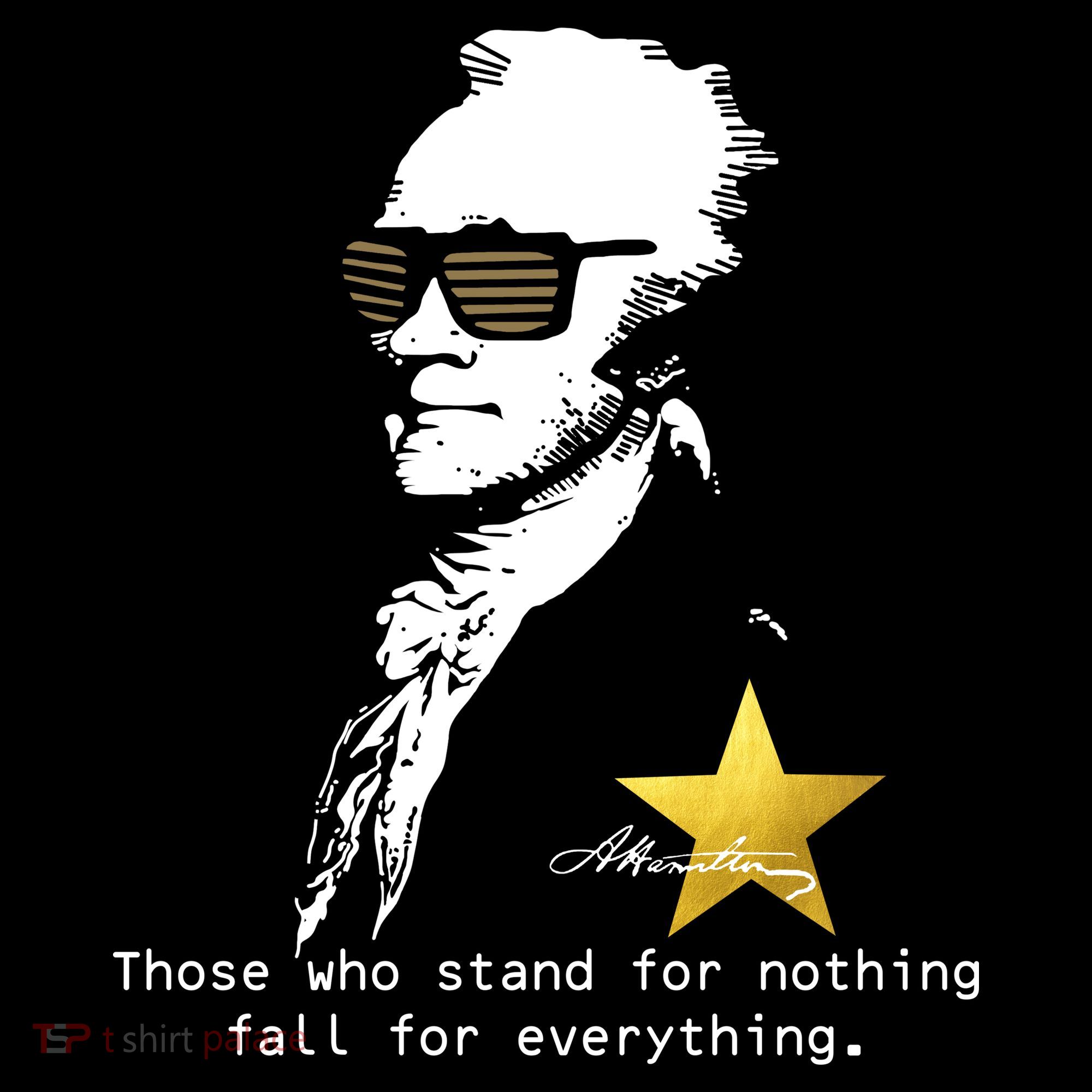 Alexander Hamilton Fall For Everything USA-Made Doggie Bandana