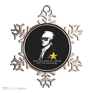 Alexander Hamilton Fall For Everything Ornament