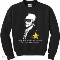 Alexander Hamilton Fall For Everything Kids Sweatshirt thumb 0