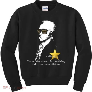 Alexander Hamilton Fall For Everything Kids Sweatshirt