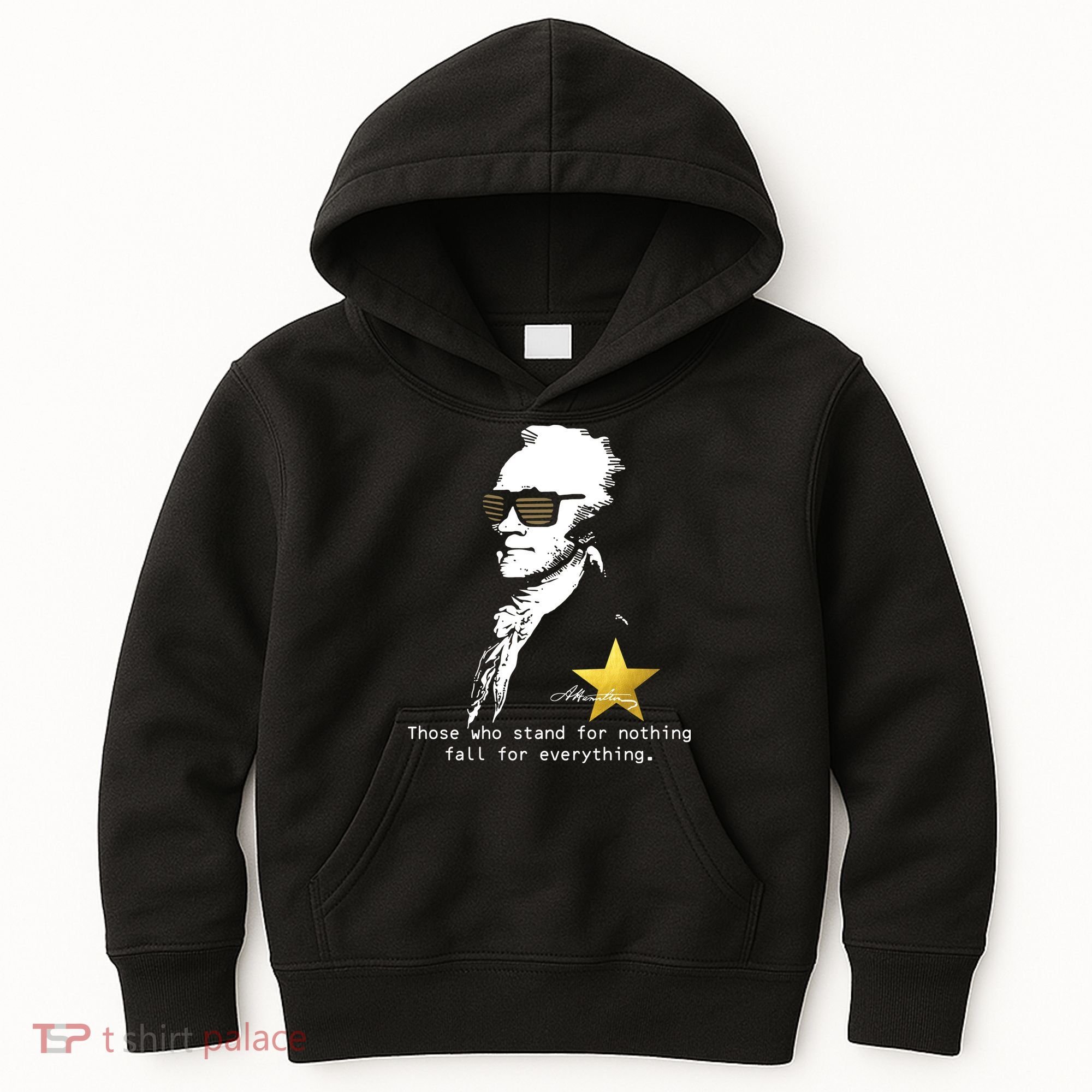 Alexander Hamilton Fall For Everything Kids Hoodie