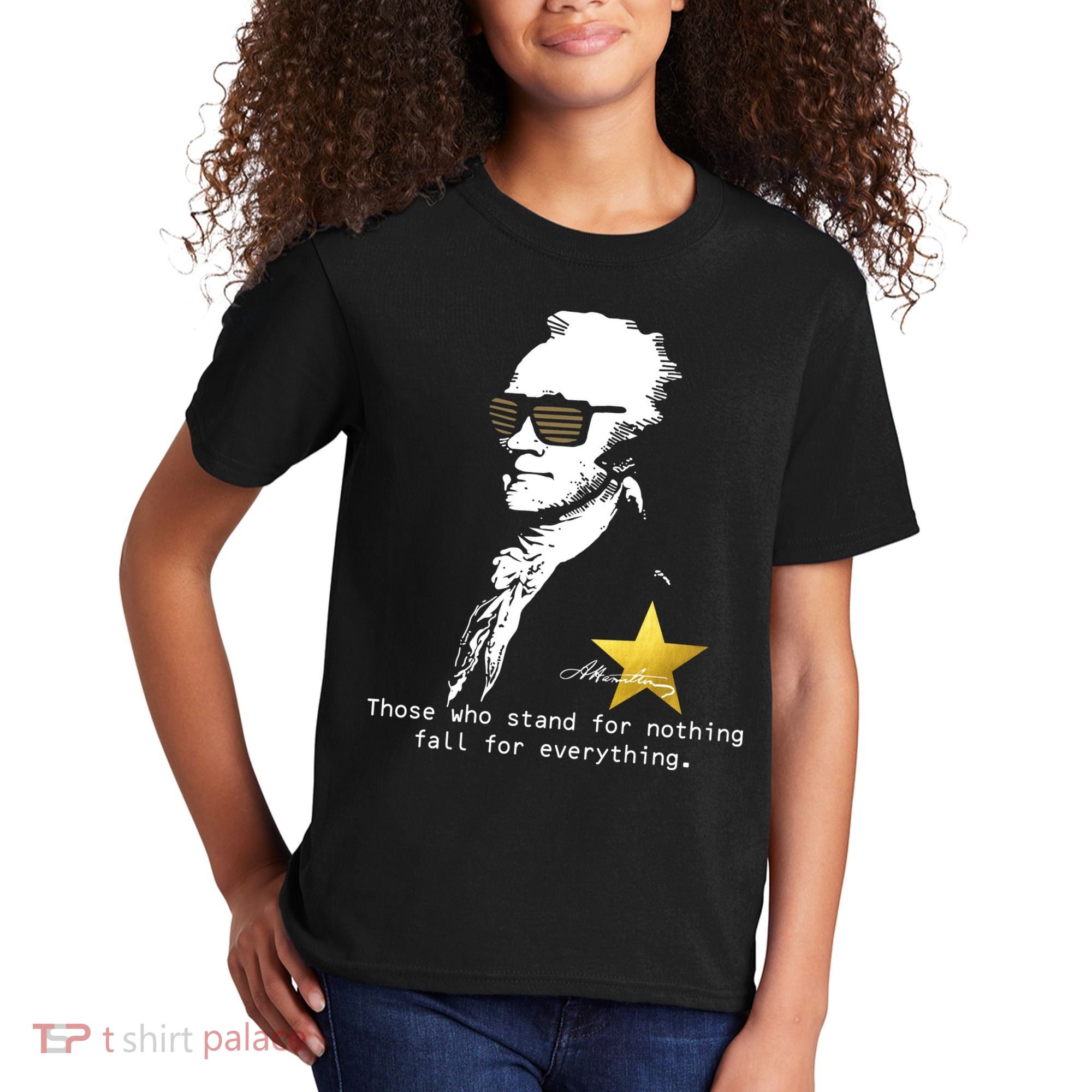 Alexander Hamilton Fall For Everything Kids T-Shirt