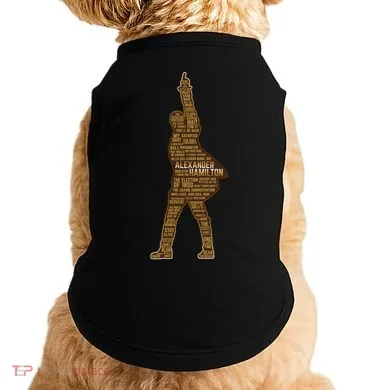 Alexander Hamilton Golden Statue Doggie Tank