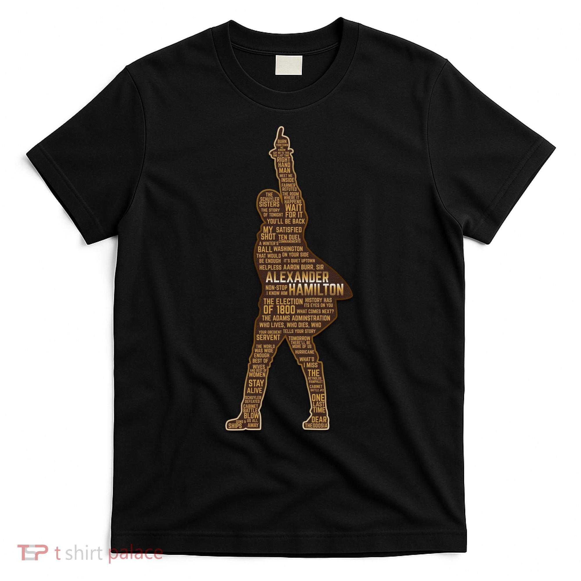 Alexander Hamilton Golden Statue T-Shirt
