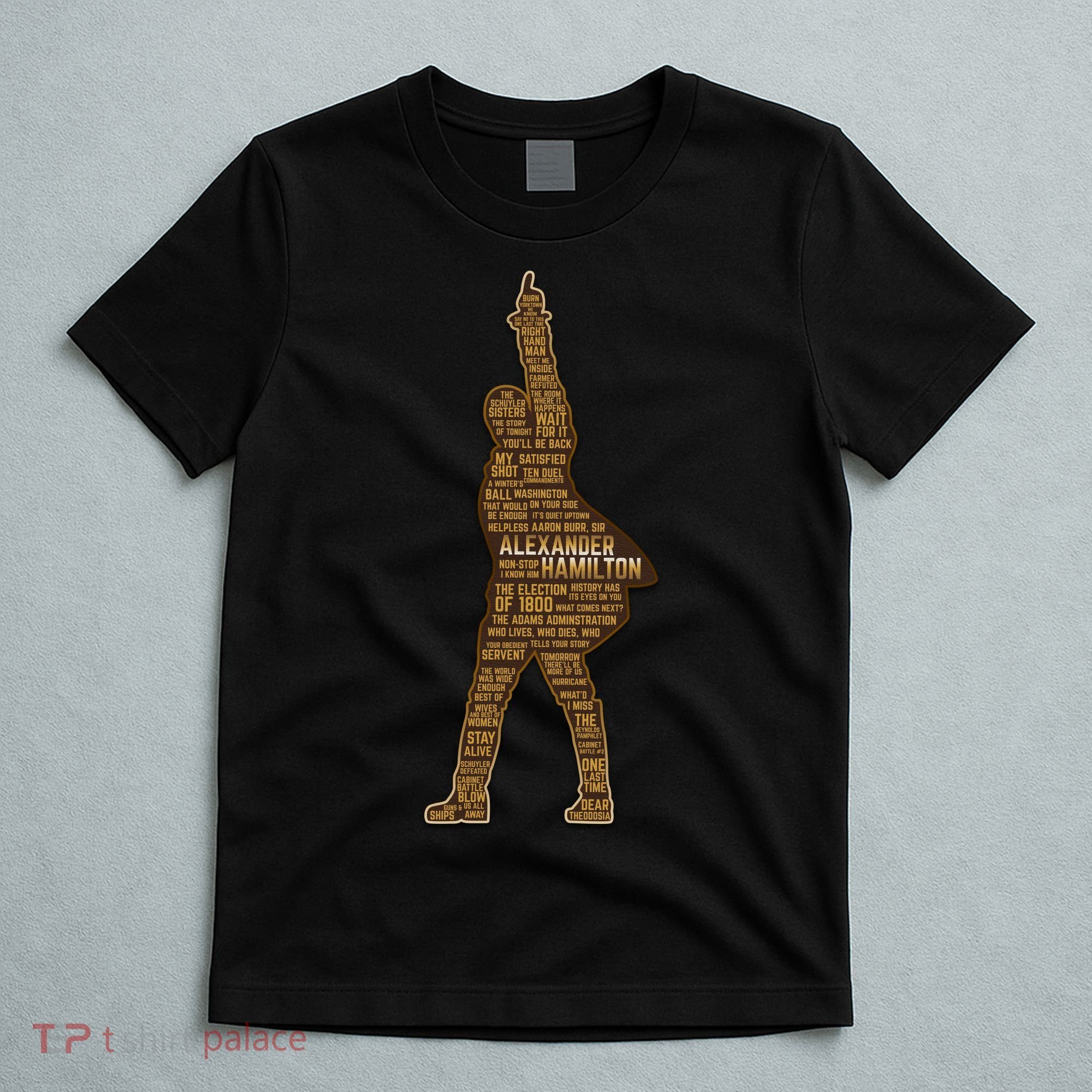 Alexander Hamilton Golden Statue T-Shirt