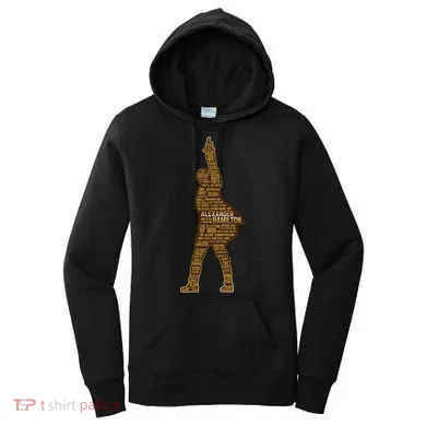 Alexander Hamilton Golden Statue Women's Hoodie