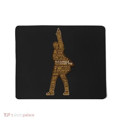 Alexander Hamilton Golden Statue Mousepad