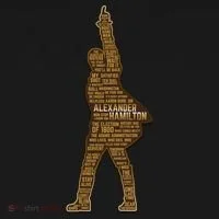 Alexander Hamilton Golden Statue Baby Bodysuit thumb 2