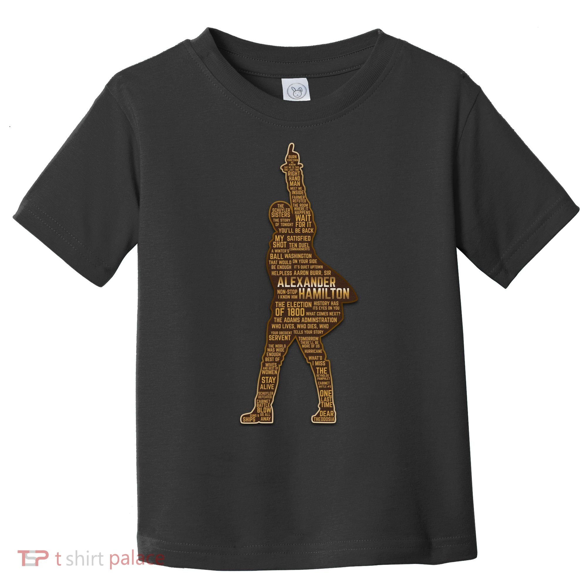 Alexander Hamilton Golden Statue Toddler T-Shirt