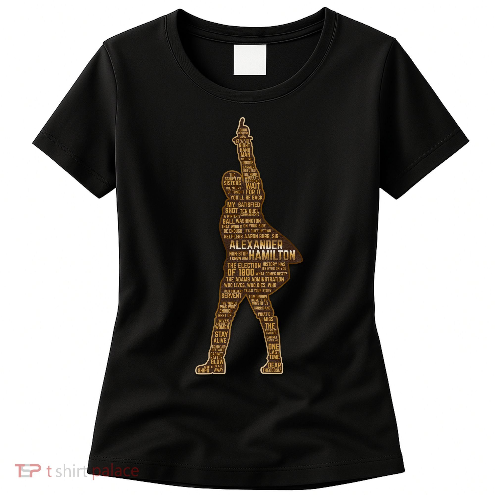 Alexander Hamilton Golden Statue Women's T-Shirt