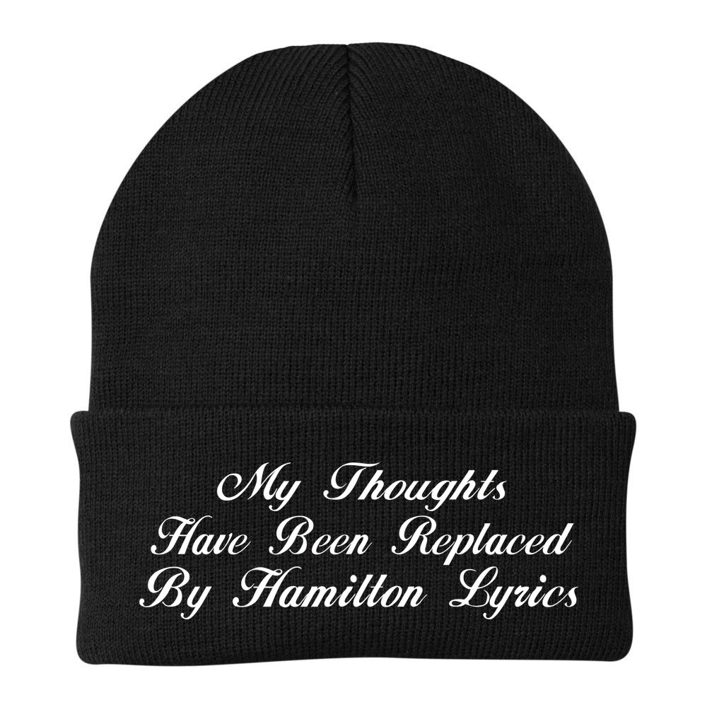 Alexander Hamilton Lyrics Beanie