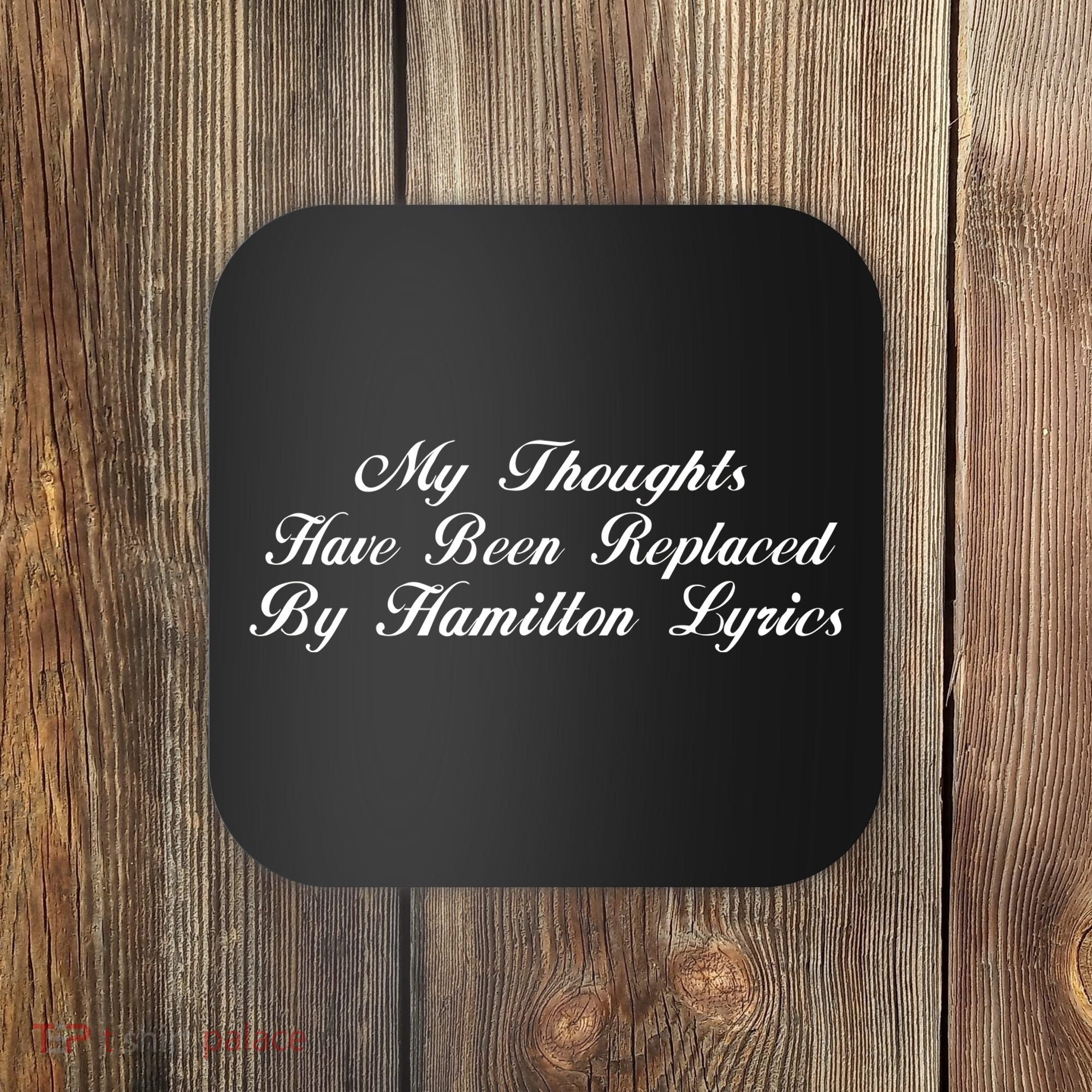 Alexander Hamilton Lyrics Coaster