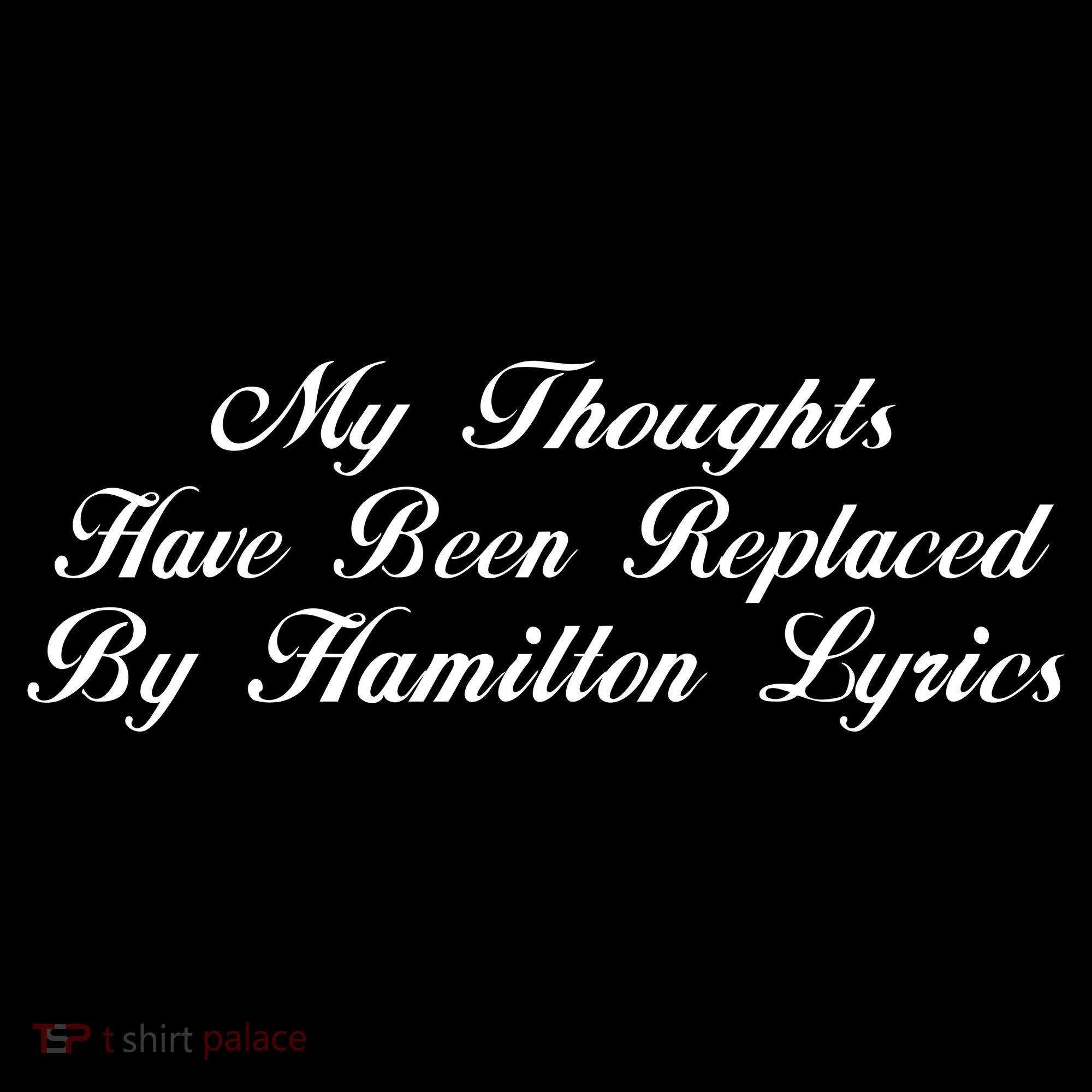 Alexander Hamilton Lyrics Tank Top