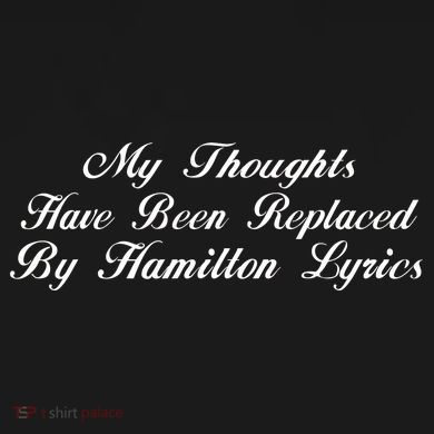 Alexander Hamilton Lyrics Women's Crop Top Tee
