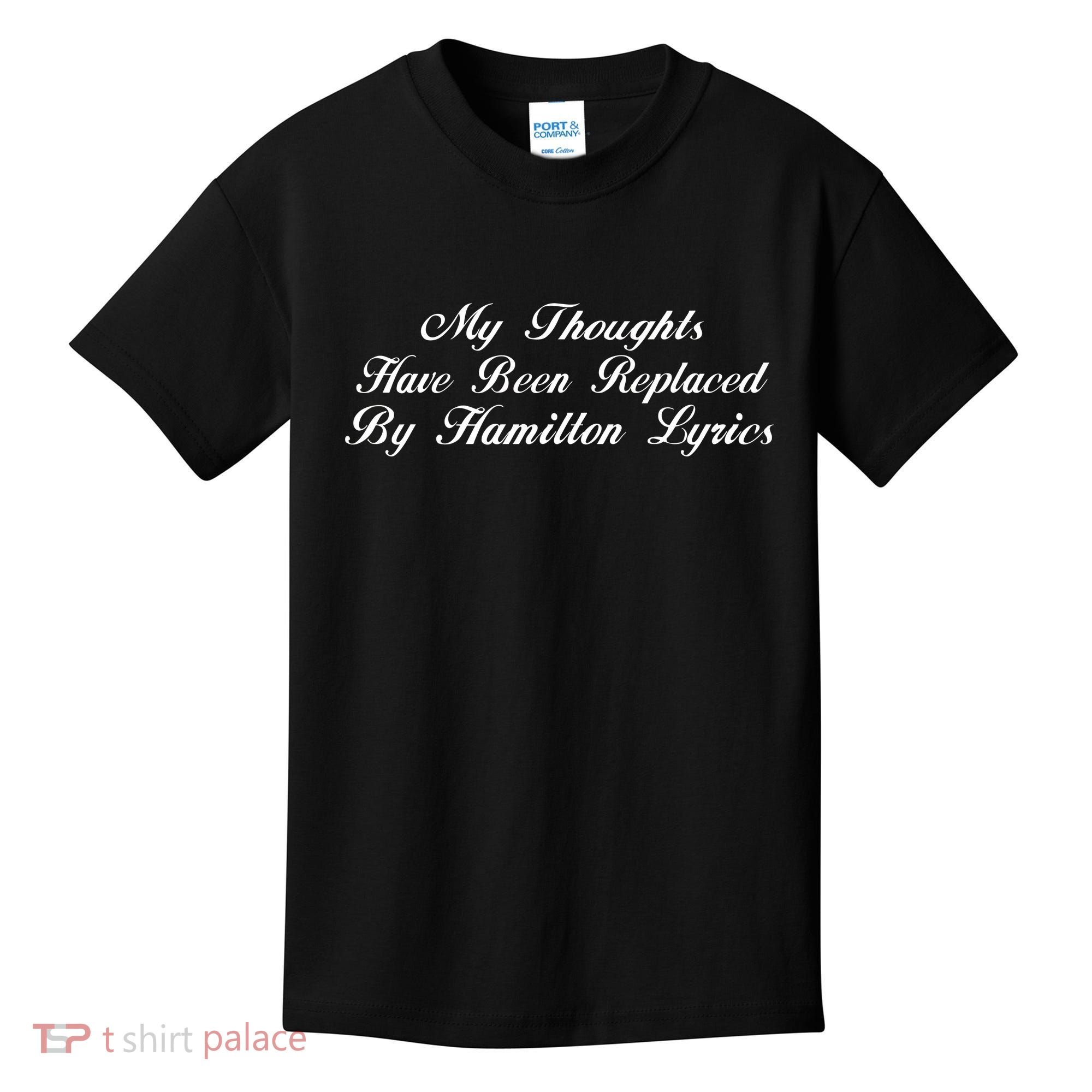 Alexander Hamilton Lyrics Kids T-Shirt