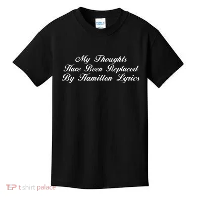 Alexander Hamilton Lyrics Kids T-Shirt