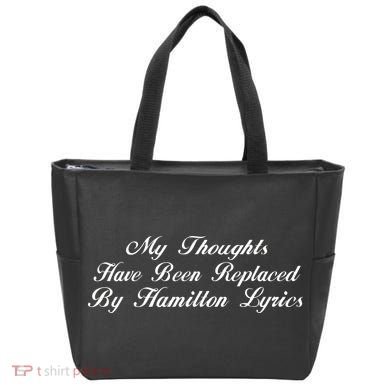 Alexander Hamilton Lyrics Tote Bag