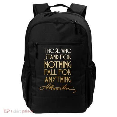 Alexander Hamilton Quote Signature Backpack